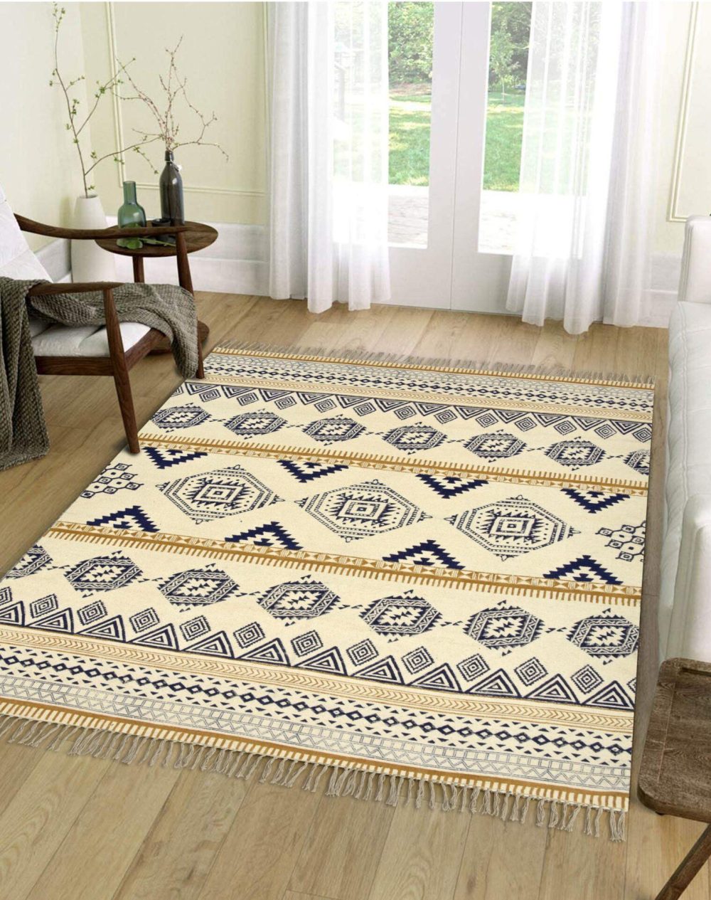 The Aztec Glory Ethnic Rug - Rajasthan Rugs 6