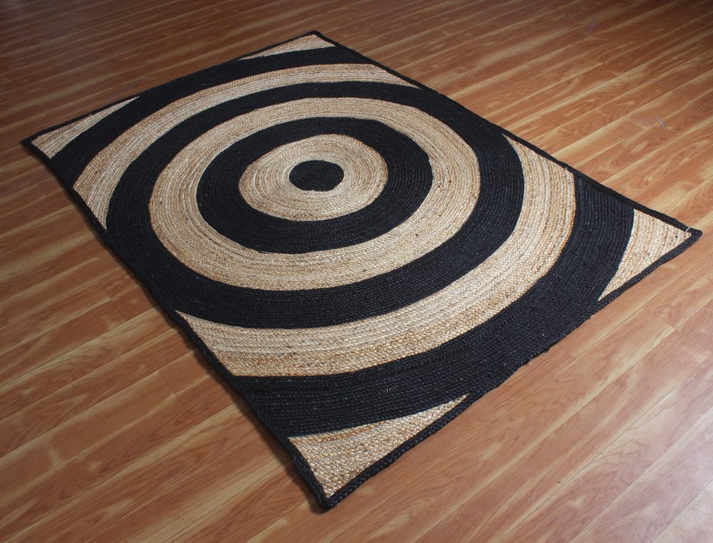 Braided Jute Area Rug Indian Handmade Jute Rug Outdoor Doormats Floor Rug Bohemian Kilim Woven Carpet Office/Home Jute Rug - Rajasthan Rugs 6