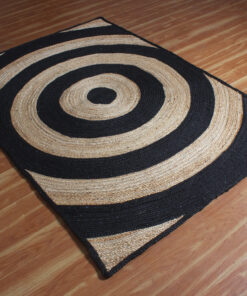 braided jute area rug indian handmade jute rug outdoor doormats floor rug bohemian kilim woven carpet office/home jute rug