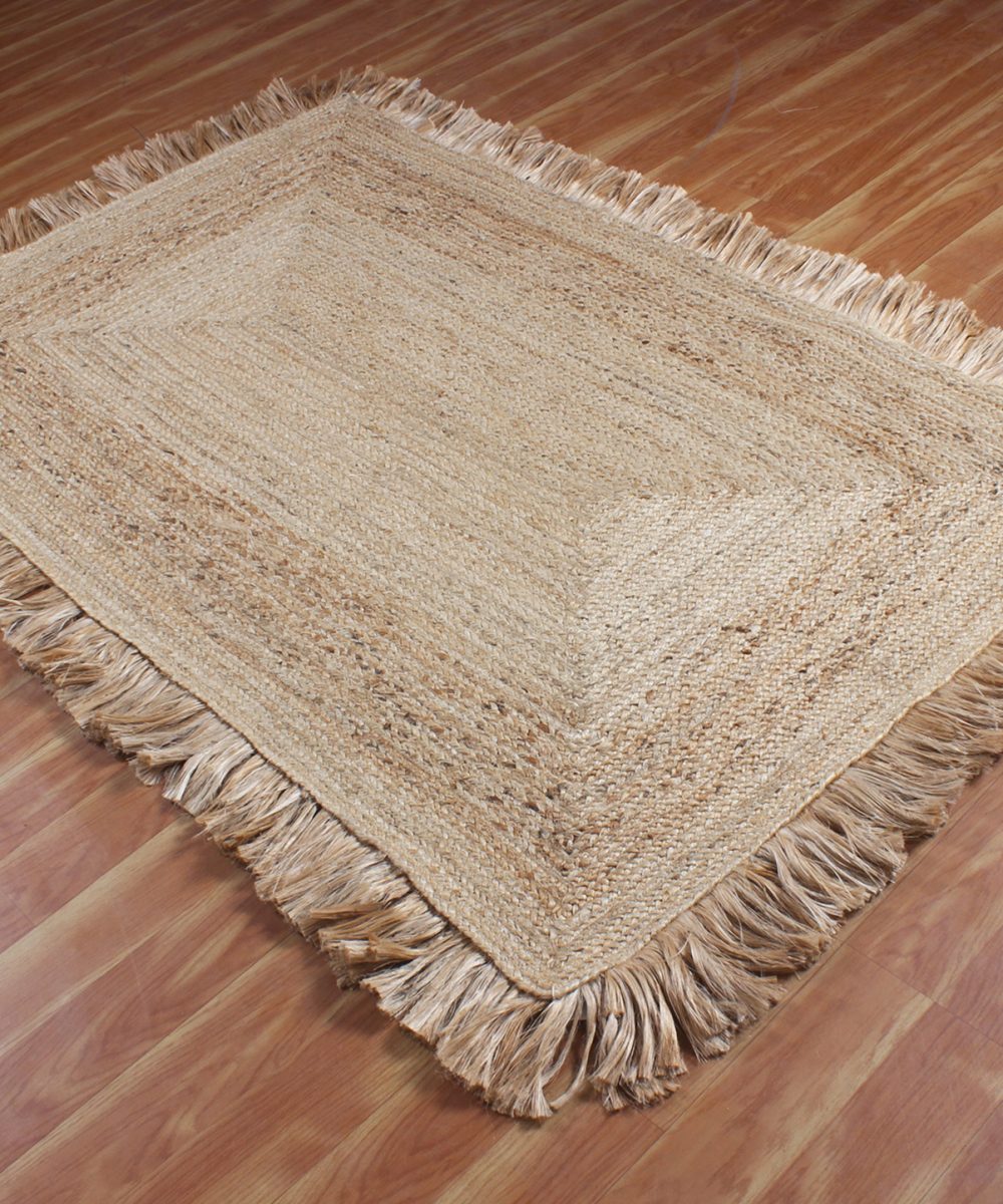 indian handmade jute area rug outdoor garden yoga rug kitchen living room rug braided woven kilim carpet