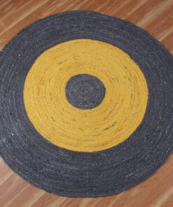 indian handmade round area rug outdoor doormats floor rug braided kitchen kilim carpet office/home woven rug natural jute