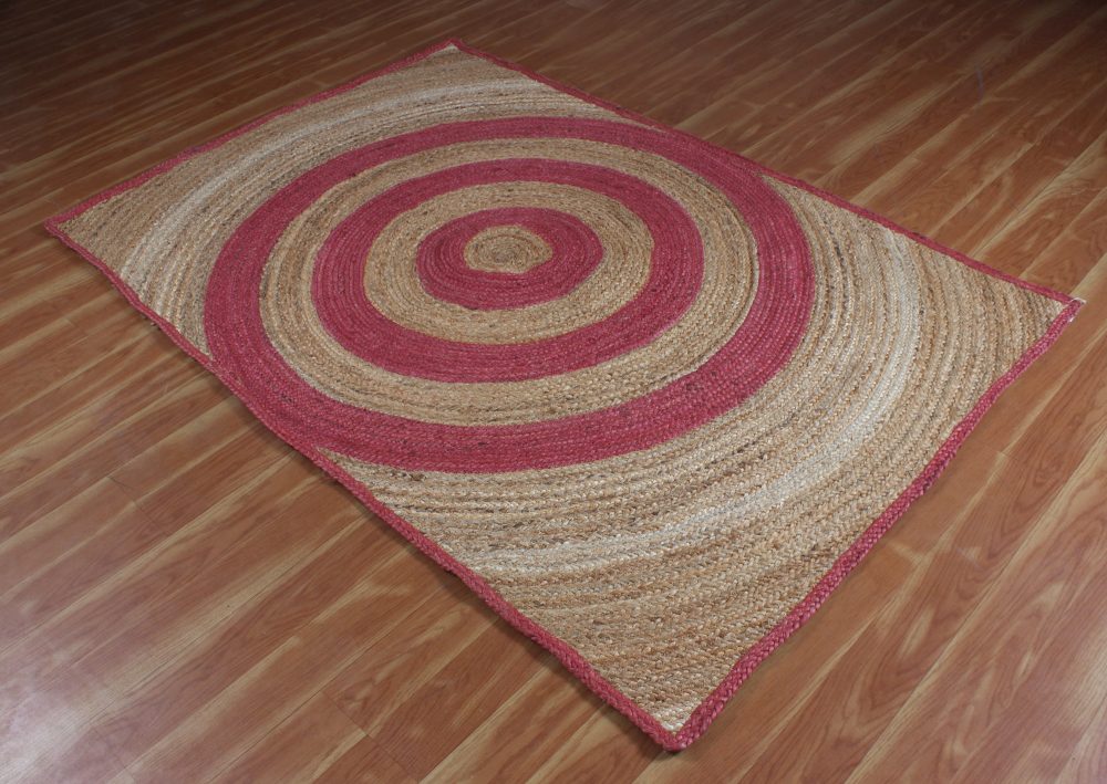 Braided Woven Jute Rug Indian Handmade Area Rug Outdoor Doormats Jute Rug Bohemian Kilim Floor Carpet Kitchen Jute Rug - Rajasthan Rugs 6