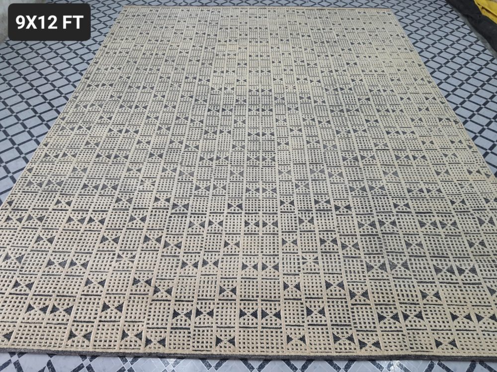 Rectangular Abstract Area Rug - Rajasthan Rugs 6