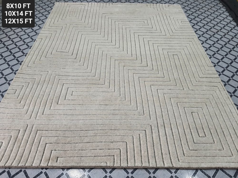 Premium Solid Grey Area Rug for Living Room, Bedroom, Kitchen - Rajasthan Rugs 6