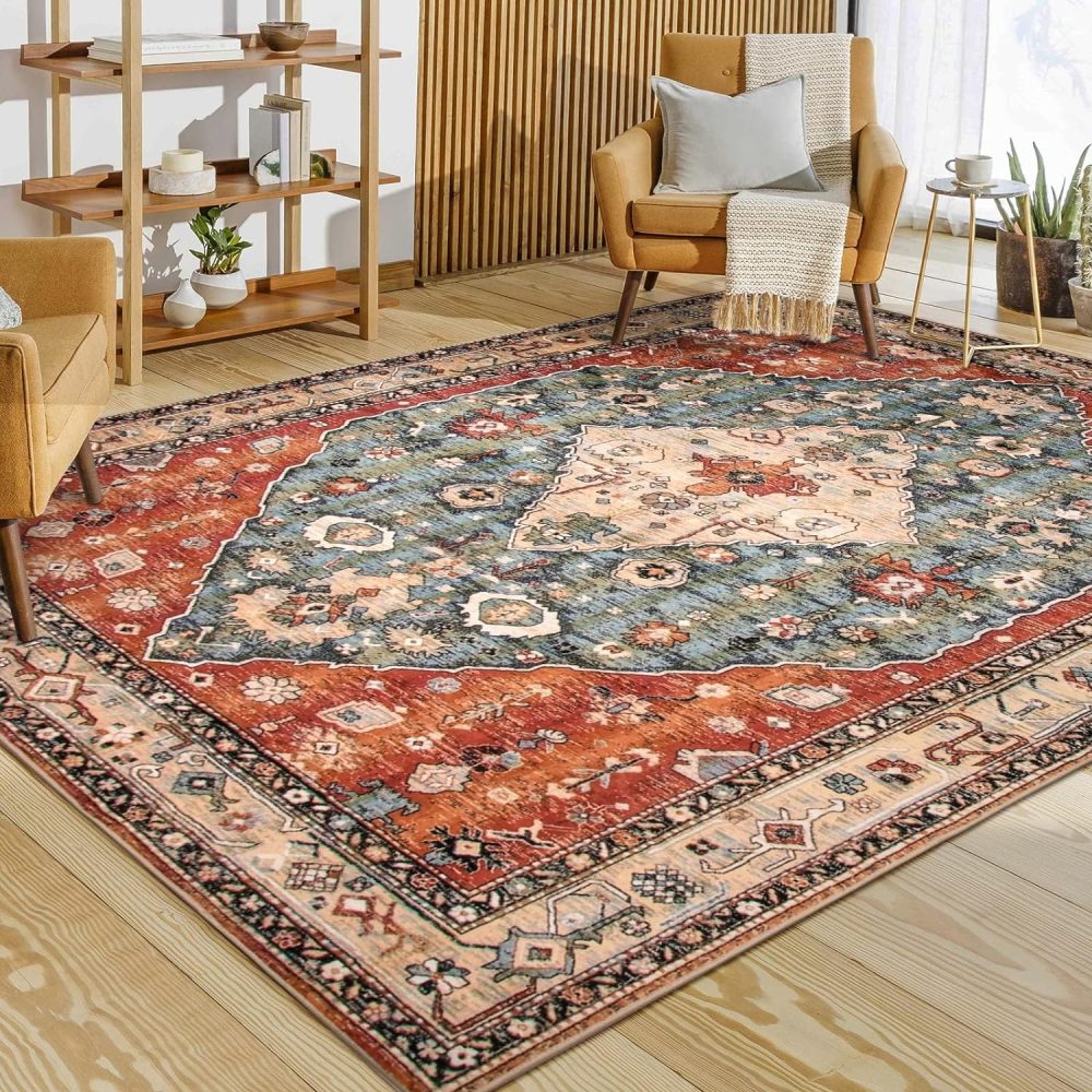 Gradient Boho Area Rug – Non-Slip & Washable 250x200cm - Rajasthan Rugs 6