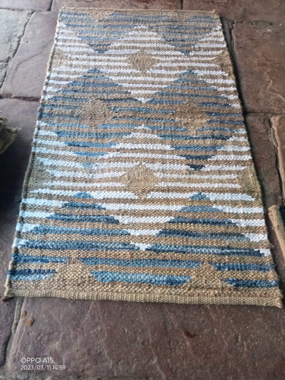 Jute & Denim Rug - Rajasthan Rugs 6